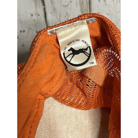 Vintage 1986 Cleveland Browns Mascot Hat The Rocking Horse Made In USA NFL - Picture 5 of 6